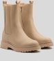 Weloveshoes Black Friday Deal Chelsea boots Western Imitatieleer Beige - Thumbnail 1