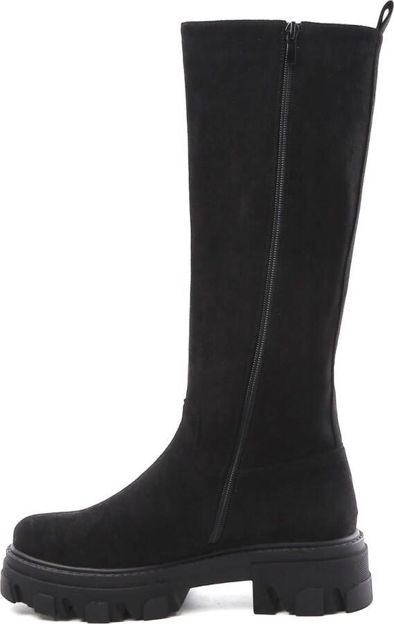 Weloveshoes SmileFavorites Chelsea boots Suedine Zwart