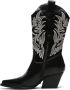 Weloveshoes Cyber Monday Deal Dames Cowboylaarzen met Hak Imitatieleer Zwart - Thumbnail 2