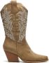 Weloveshoes Cyber Monday Deal Dames Cowboylaarzen met Hak Imitatieleer Khaki - Thumbnail 2