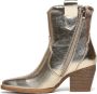 Weloveshoes Cyber Monday Deal Dames Cowboylaarzen met Hak Kort Imitatieleer Goud - Thumbnail 2