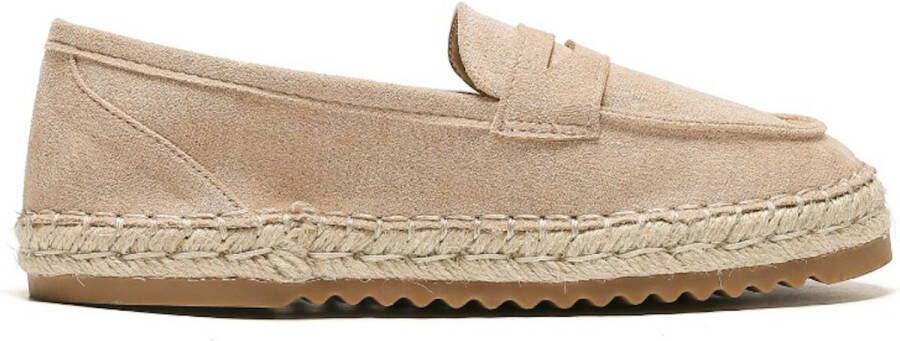 Weloveshoes SmileFavorites Espadrilles Beige Suedine