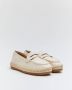 Weloveshoes SmileFavorites Loafers & Espadrilles Instappers Western Wit Imitatieleer - Thumbnail 3