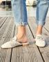 Weloveshoes SmileFavorites Loafers & Espadrilles Instappers Western Wit Imitatieleer - Thumbnail 2