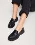 Weloveshoes SmileFavorites Loafers & Espadrilles Western Zwart Imitatieleer - Thumbnail 2