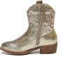 Weloveshoes Smile Favorites Meisjes Cowboylaarzen met Hak Kort Goud Imitatieleer - Thumbnail 1