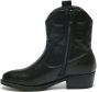 Weloveshoes Smile Favorites Meisjes Cowboylaarzen met Hak Kort Zwart Imitatieleer - Thumbnail 2