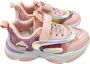 Weloveshoes SmileFavorites Meisjes Sneakers Roze Bruin Imitatieleer - Thumbnail 1