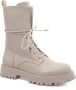 Weloveshoes Black Friday Deal Veterboots Western Imitatieleer Beige - Thumbnail 1