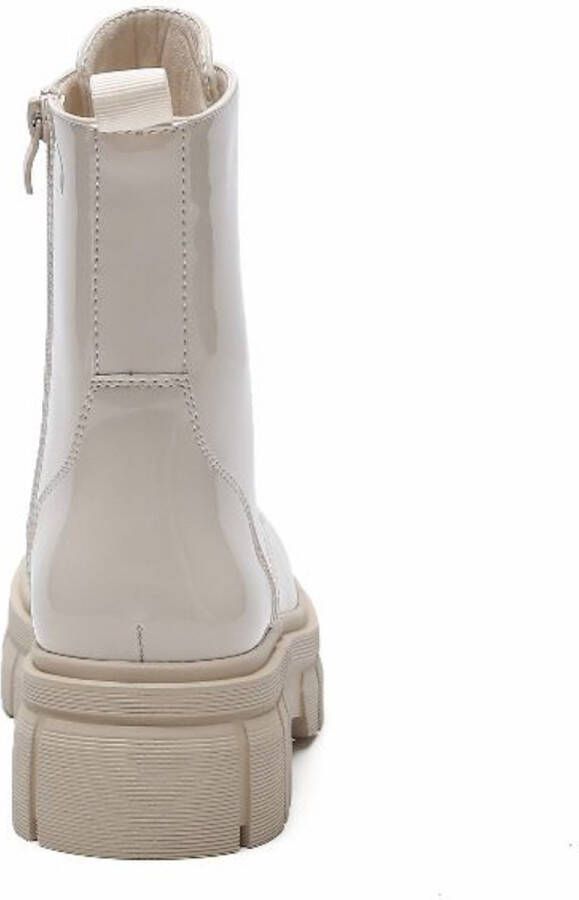 Weloveshoes Black Friday Deal Veterboots Western Imitatieleer Beige