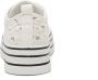 Weloveshoes SmileFavorites Dames Sneakers Wit Stof - Thumbnail 2