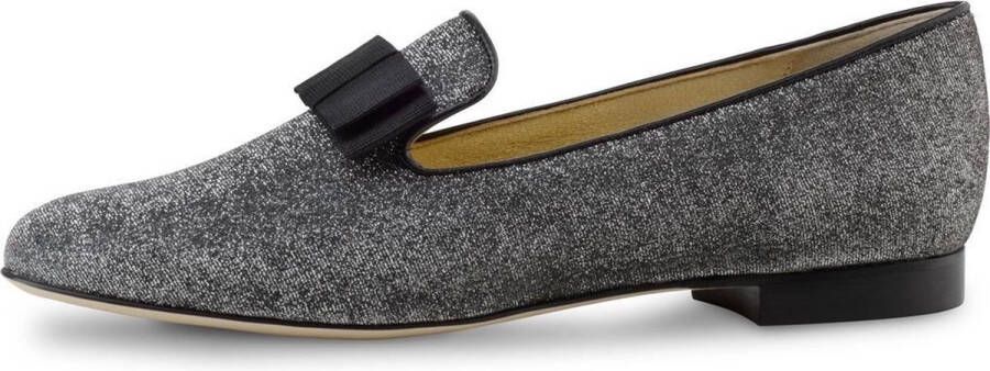 Werner Kern Loafers met Glitter – Dames Instappers – Grijs Brokaat – Linn – - Foto 1