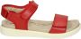 Westland ALBI 01 Volwassenen Platte sandalenDames Sandalen Rood - Thumbnail 1