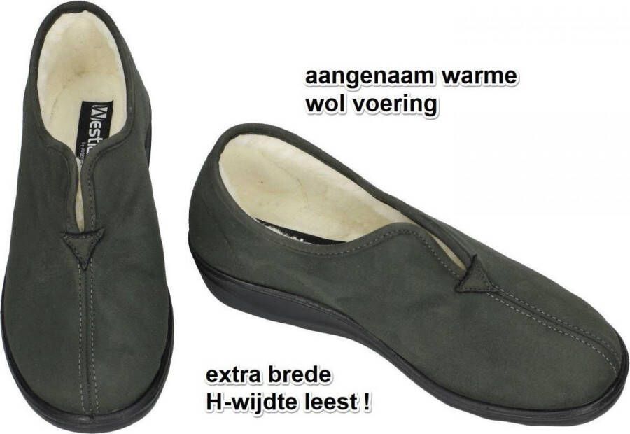 Westland NICE 58 FR Volwassenen Dames pantoffels Kleur: Grijs