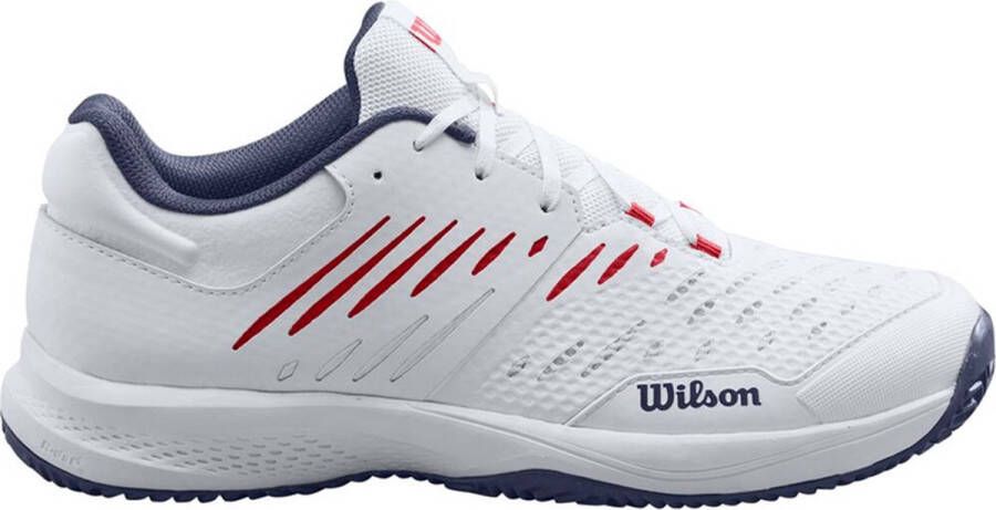 Wilson Kaos Comp 3.0 Heren Sportschoenen Tennis Smashcourt White Red Dark Blue