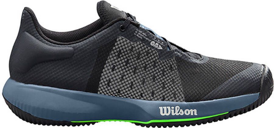 Wilson Kaos Swift Heren Sportschoenen Tennis Smashcourt Black Blue Green