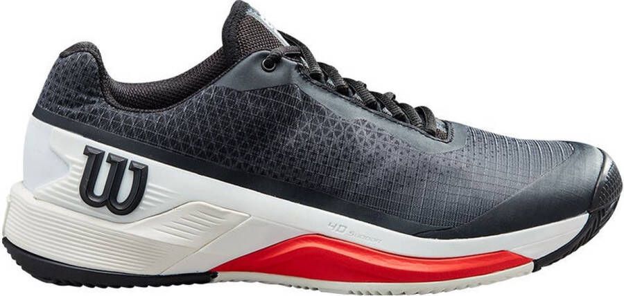 Wilson Rush Pro 4.0 Clay Heren Sportschoenen Tennis Smashcourt Black Red