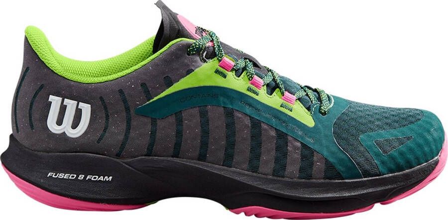 Wilson Women's Black And Green Hurakn Pro Wrs330490