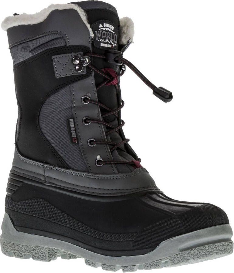 Winter-grip Snowboots Canadian Explorer Unisex Zwart grijs