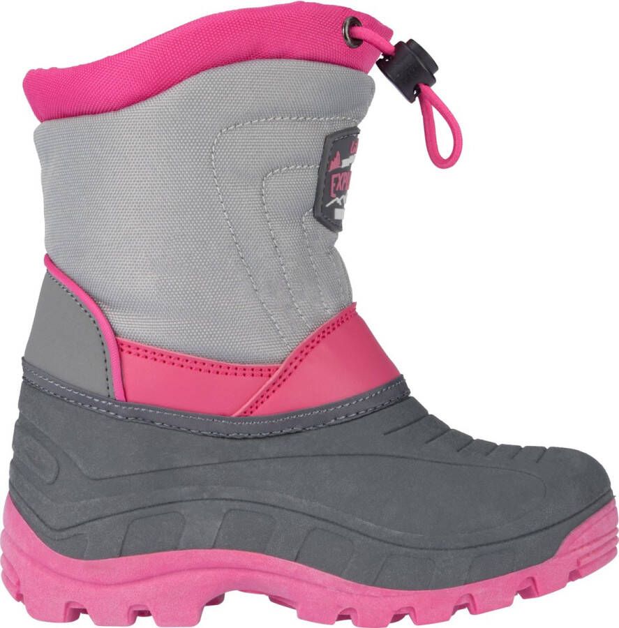 Winter-grip Snowboots Kinderen Roze Grijs