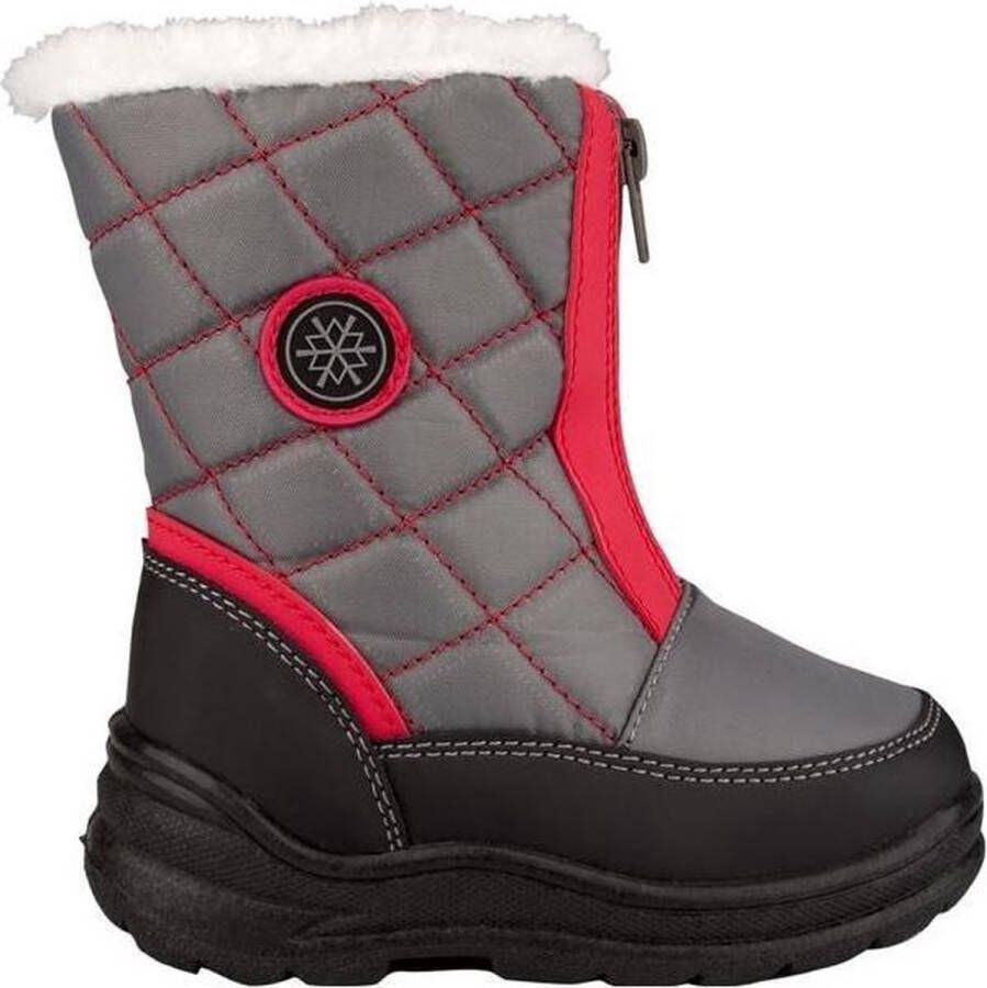 Winter-grip Snowboots Meisjes Grijs Rood