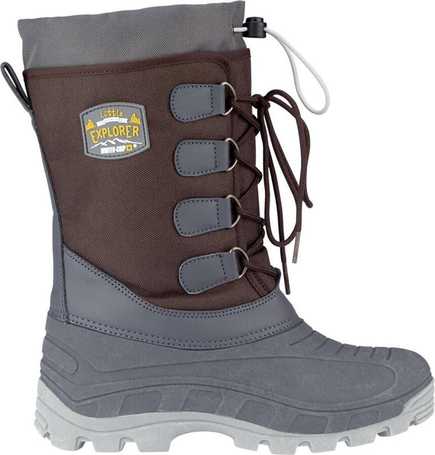 Winter-grip Snowboots Sr Northern Tracker Bruin Antraciet Okergeel