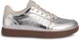 Woden Zilver Metallic Leren Sneaker Gray Heren - Thumbnail 2