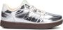 Woden Zilver Metallic Leren Sneaker Gray Heren - Thumbnail 7