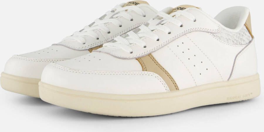 Woden Bjork Kleurblok Sneakers Beige Dames