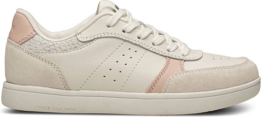 Woden Klassieke witte Bjork Mix sneakers Beige Dames