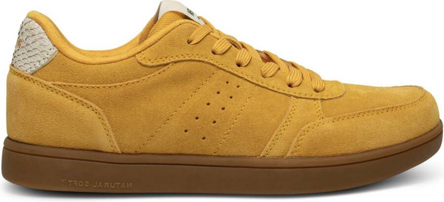 Woden Dames Bjork Suede Old Gold