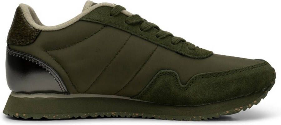 Woden De Nora III Sneakers Modern Stof en Leren Ontwerp Green Dames - Foto 1