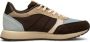 Woden Ronja Color-Blocked Leren en Textiele Sneakers Brown Dames - Thumbnail 3