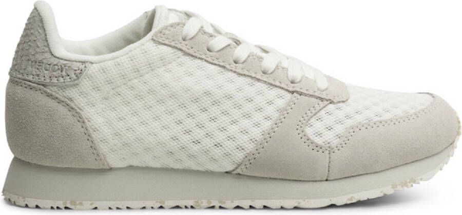 Woden Ydun Suede Mesh II Sneakers wit Textiel Dames