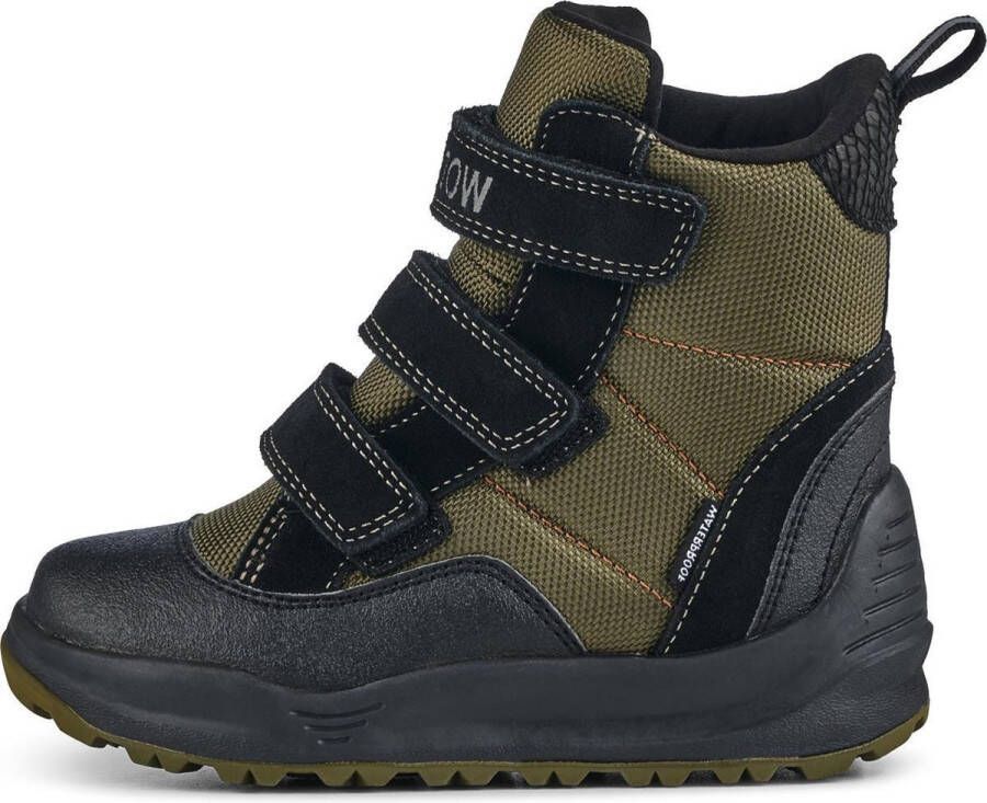 Woden Adrian Boot Kids Dark Olive Groen