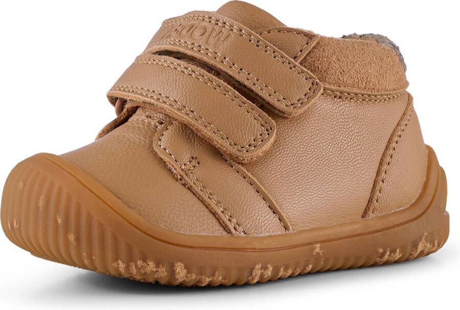 Woden Tristan lederen Sportschoenen cognac Bruin