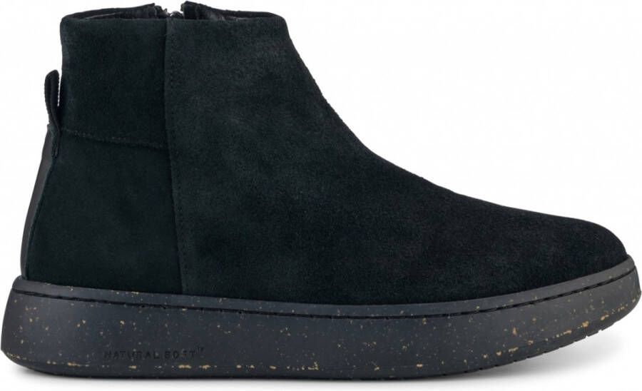 Woden Side Zip-Through Boots Zwart Dames