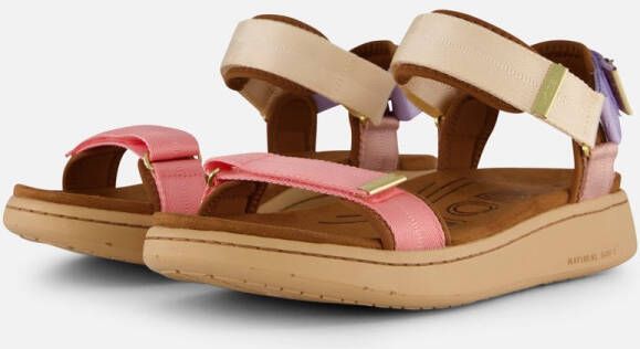 Woden Line Lite Sandalen roze Textiel Dames