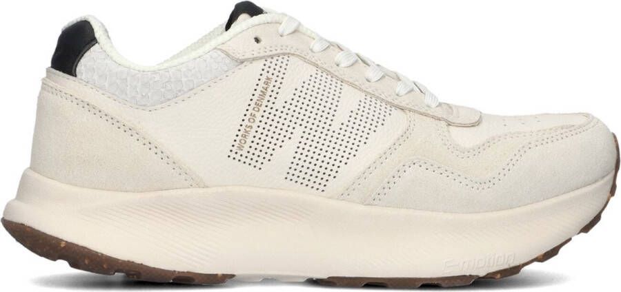 Woden Mathilde Runner Leather Sneakers Leren Sneaker Dames Wit