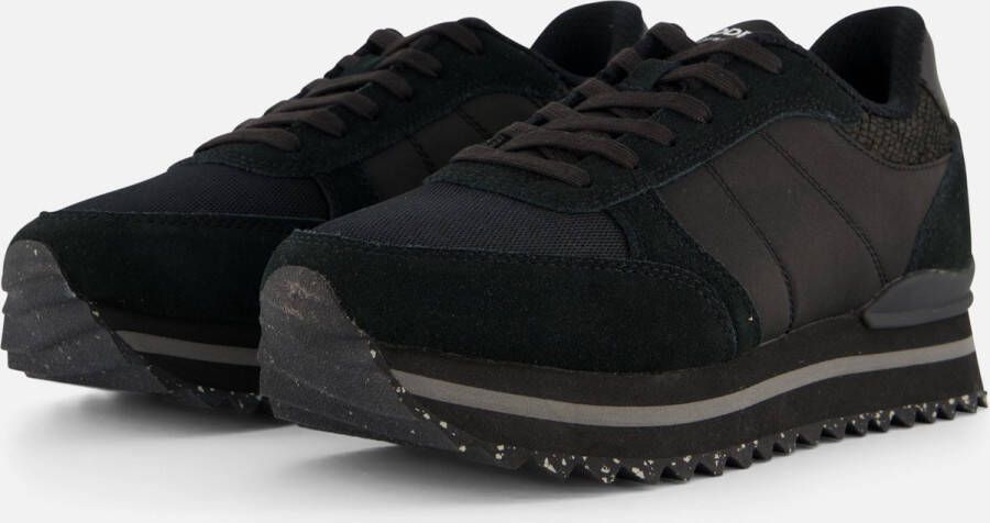 Woden Ronja plateau sneakers zwart Dames