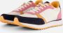 Woden Ronja Color-Blocked Leren Sneakers Multicolor Dames - Thumbnail 1