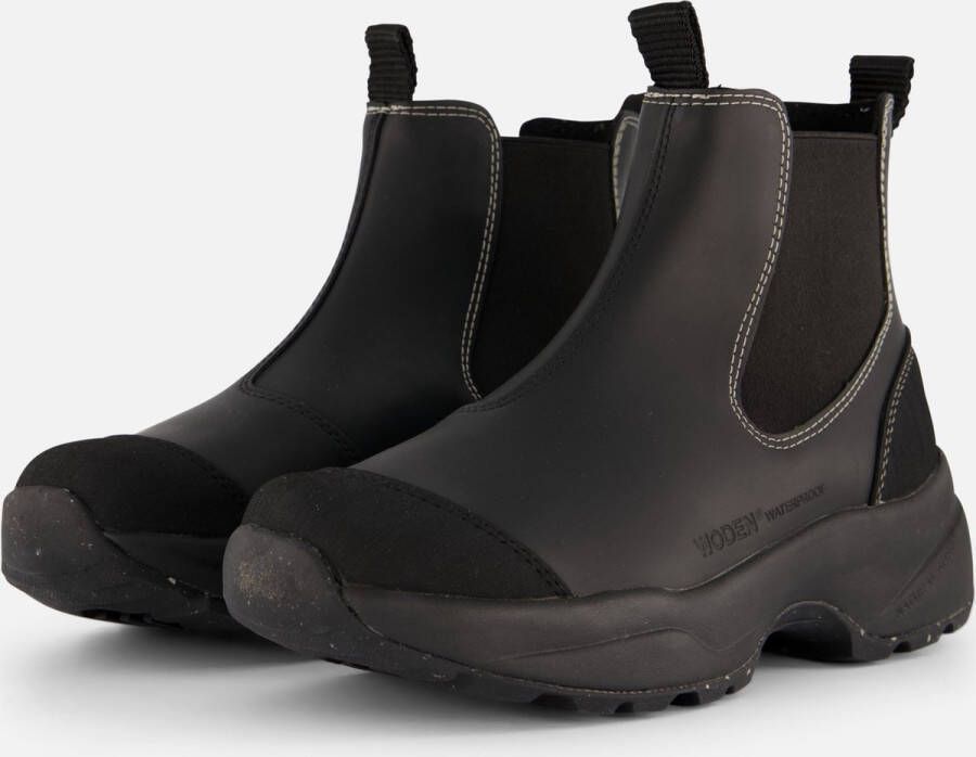 Woden Siri Waterproof Chelsea boots zwart Dames