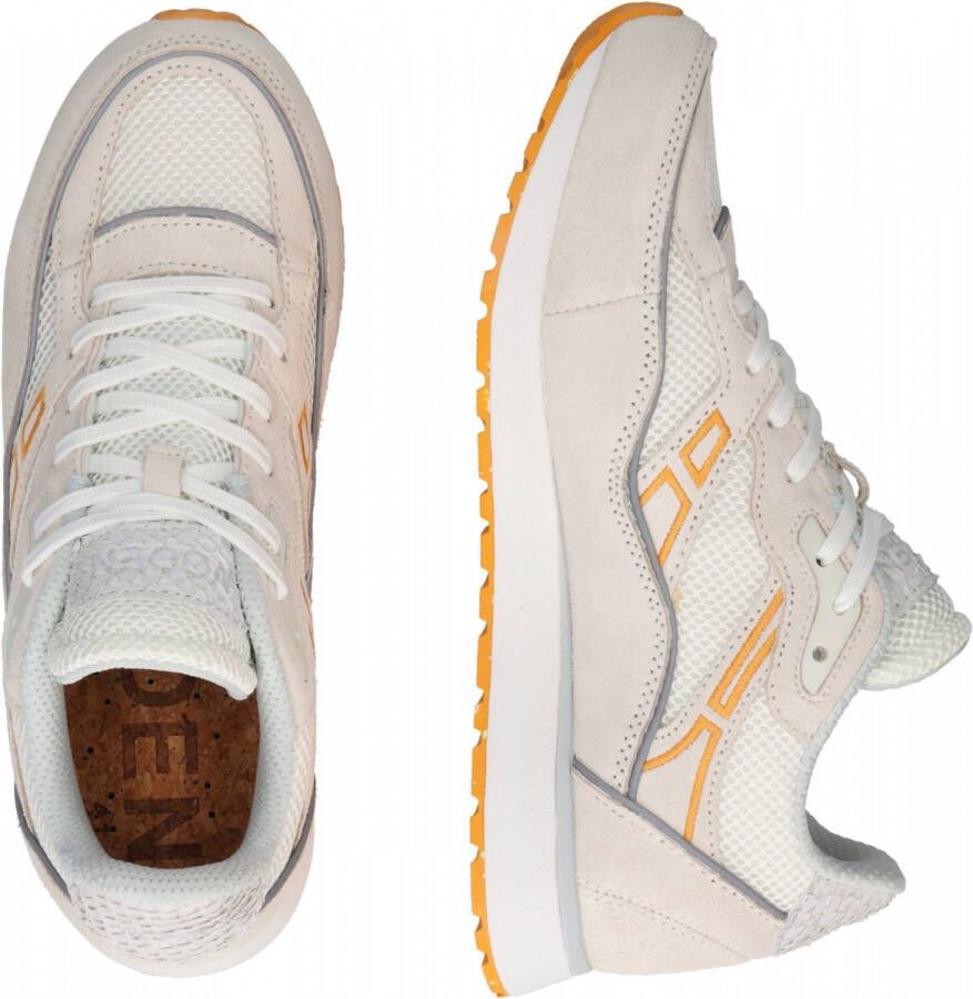 Woden Tech Mesh Sneaker met reflecterend ontwerp White Dames