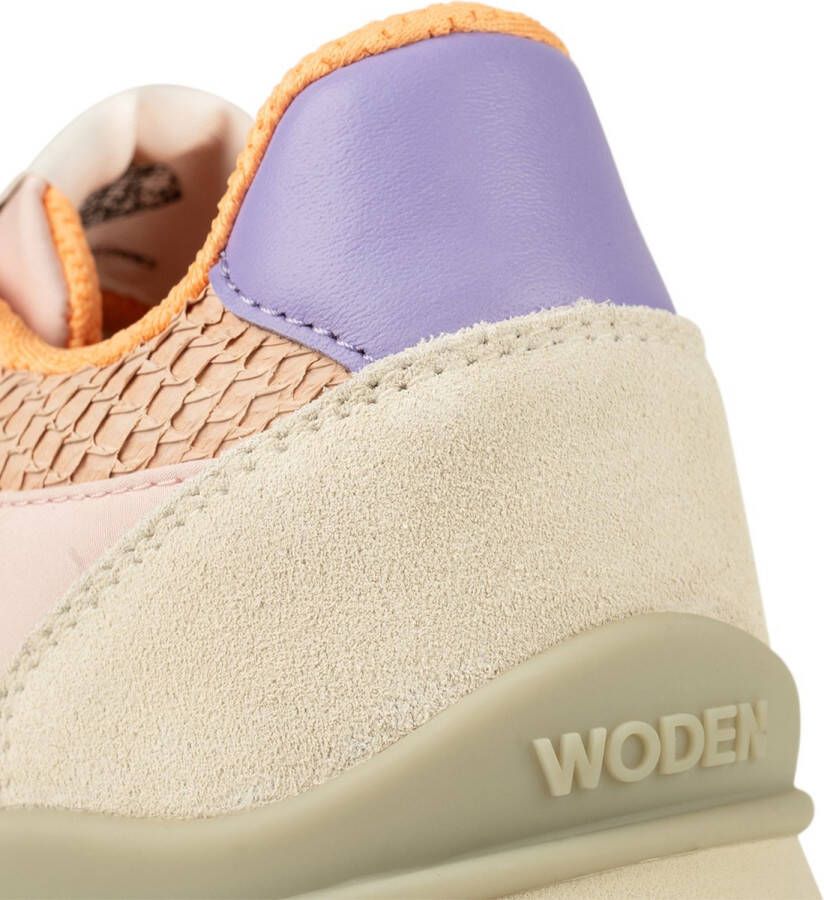 Woden Ronja Plateau Sneaker met Color-Blocked Details Multicolor Dames