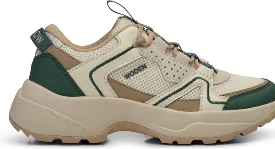 Woden Reflecterende sportieve sneaker voor vrouwen Multicolor Dames