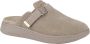 Woden Klassieke Vega Klomp Slippers Beige Dames - Thumbnail 1