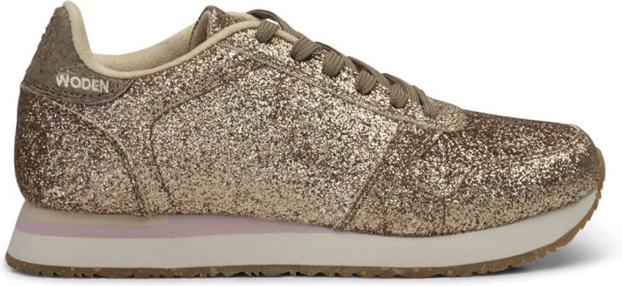 WODEN Lage Sneakers Dames Ydun Icon Glitter Maat: 39 Materiaal: Textiel Kleur: Multi