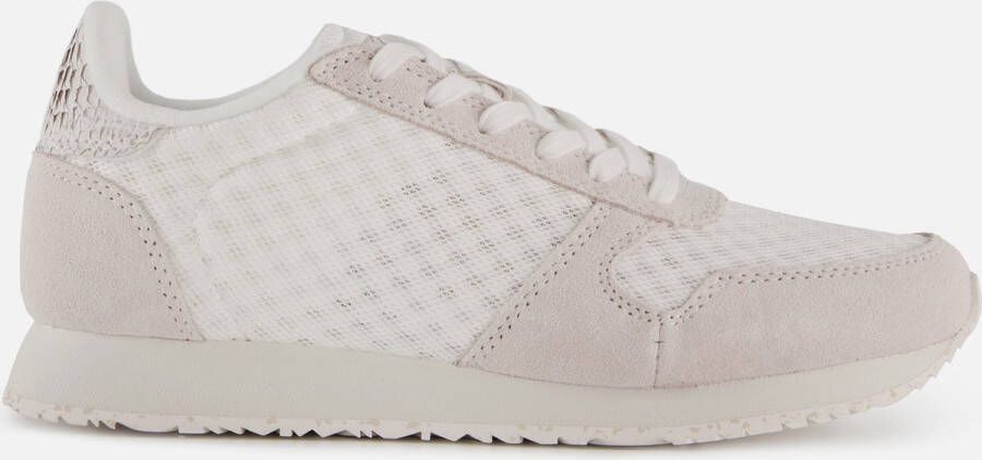 Woden Ydun Suede Mesh II Sneakers wit Textiel Dames