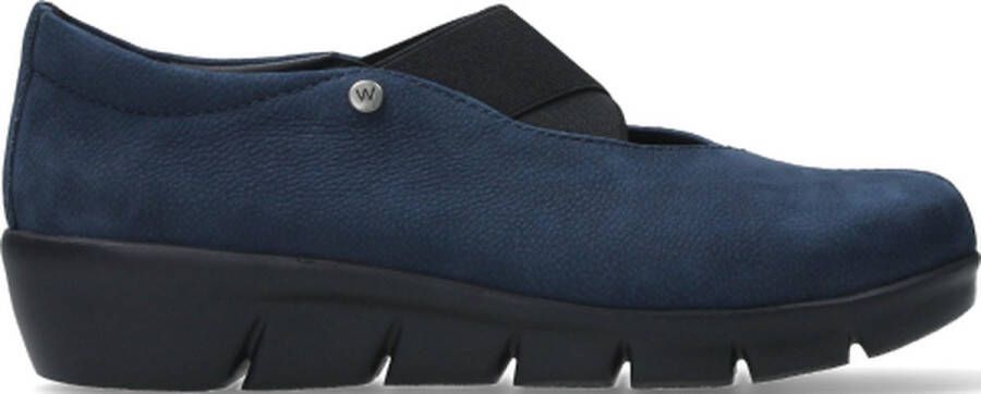 Wolky Bandschoenen Cursa blauw nubuck