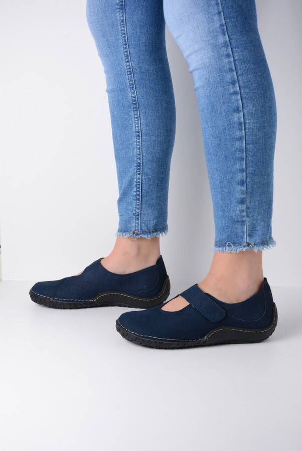 Wolky Bandschoenen Fresh denim nubuck